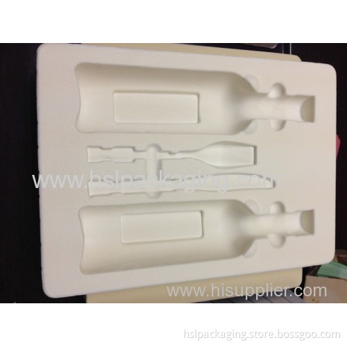 Clear Plastic Ps Flocking Tray For Mobile And Wine Packing